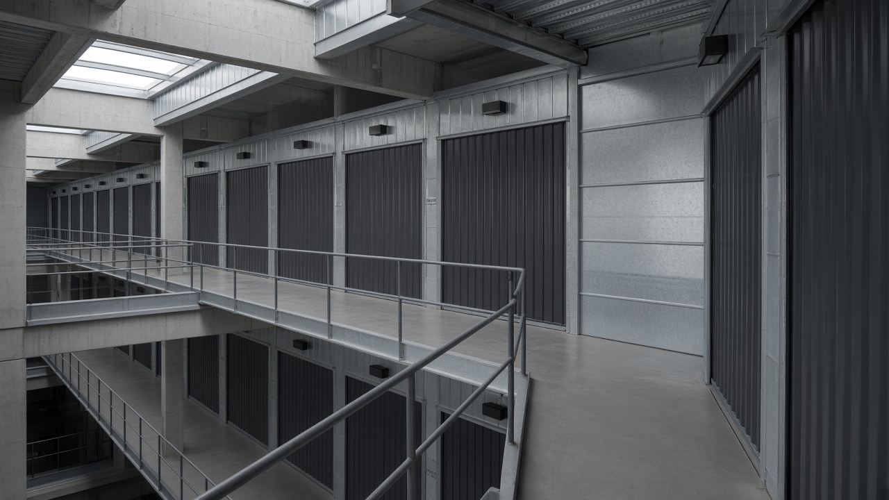 Mezanino metálico de self-storage